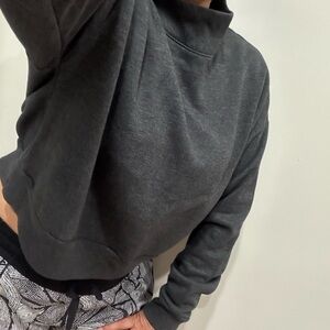 Wild Fable High Neck Crop Sweatshirt
